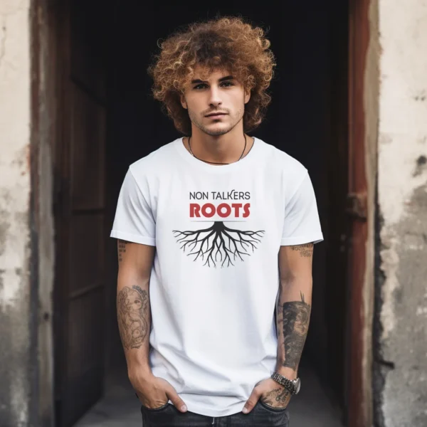 tshirt roots branca homem